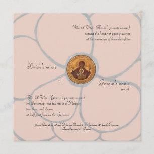 Invitación Palidezca - los pétalos rosados