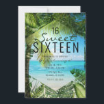 Invitación Palm de playa tropical deja la isla de verano dulc<br><div class="desc">personalizar para cualquier evento</div>