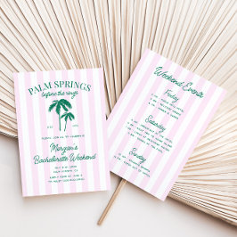 Invitación Palm Springs Before The Rings Bachelorette