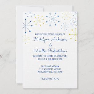 Invitación Palm Springs Moderno del siglo XX