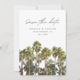 Invitación Palm Springs Wedding Save the Date