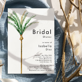 Invitación Palm Tree Destination Weddal Shower