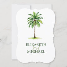 Palm Tree Elegant Wedsal Ensayo