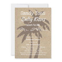 Palm Trees & Beach Sand Rehearsal Dinner