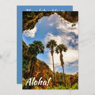 Invitación Palm Trees cavernales de Makauwahi, Kauai, Hawai