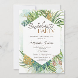 Invitación Palm Tropical Sale Bachelorette de Verano
