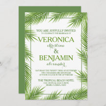 Palm Tropical Sale Boda Playa