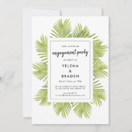 Invitación Palmera tropical