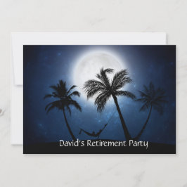 Invitación Palmeras a la luz de la luna