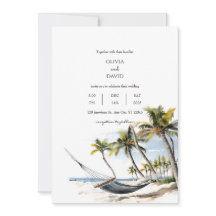 Palmeras Exóticas Hamaca Relajación Boda Playa