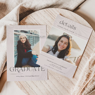 Invitación Palmeras minimales modernas   Fiesta de fotografía