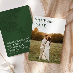 Invitación Palmeras Tropicales Modernas y Elegantes Salvan Nu