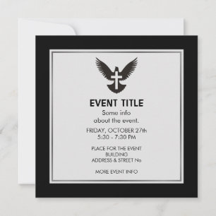 Invitación Palo con cruz