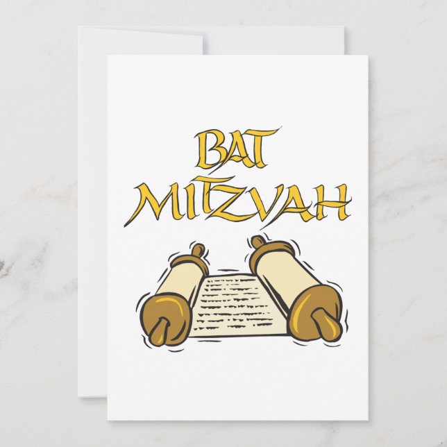 Invitación Palo Mitzvah (Anverso)