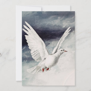 Invitación Paloma del Espíritu Santo Confirmación Religiosa y