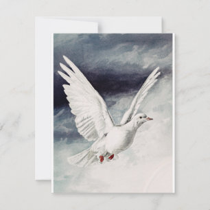 Invitación Paloma del Espíritu Santo Confirmación Religiosa y