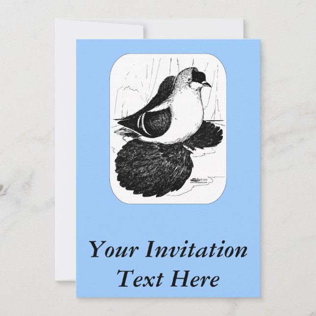 Invitación Paloma Tragana Saxon 1978 (Anverso)