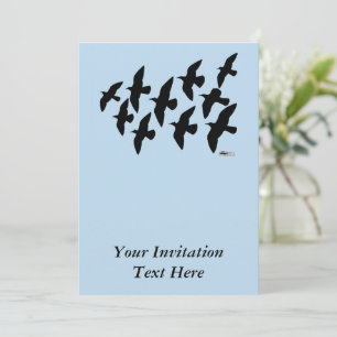 Invitación Palomas de vuelo volador