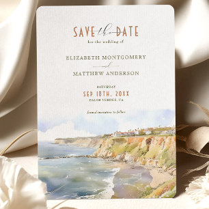 Invitación Palos Verdes CA Guardar la fecha