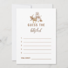 Invitación Pampas Baby Shower supongo que la comida para bebé