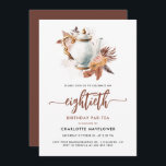 Invitación Pampas Grass 80th Birthday Tea Fiesta<br><div class="desc">Anuncie y celebre el próximo cumpleaños con nuestra rústica invitación personalizado de pampas con el motivo de la olla de hierba. En el reverso de esta invitación aparece un color de fondo de coordinación que puede cambiar fácilmente. CONSEJO: Añada nuestros artículos complementarios o coincidentes en nuestra colección de tiendas con...</div>