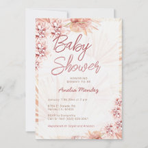 Pampas Grass Baby Shower Neutral Chica Boy Bohemia