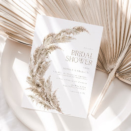 Invitación Pampas Grass Bridal Shower