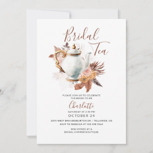 Invitación Pampas Grass Bridal Shower