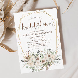 Invitación Pampas Grass Bridal Shower Boho Eucalyptus Invita