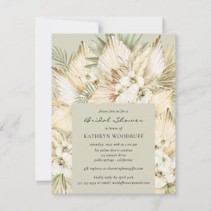 Invitación Pampas Grass Desert Floral Bouquet Bridal