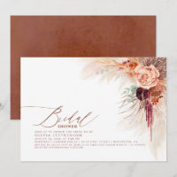 Pampas Grass Floral Terracotta Bridal Shower
