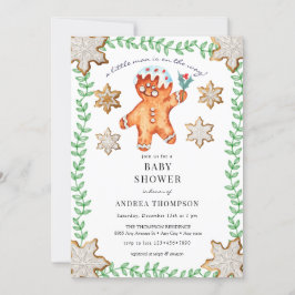 Invitación Pan de jengibre | NAVIDADES BABY SHOWER