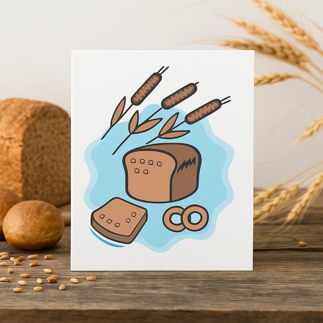 Invitación Pan Integral Rústico Comida de Granja (Subido por el creador)