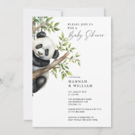 Invitación Panda Baby Shower