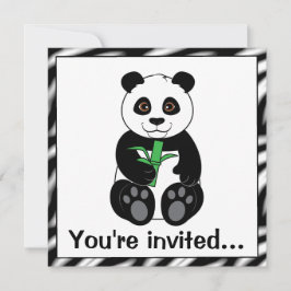 Invitación Panda Birthday Party