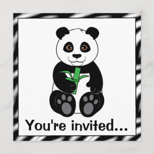 Invitación Panda Birthday Party