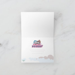 Invitación Panda de Felices Fiestas