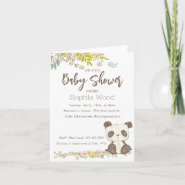 Invitación Panda Invitation