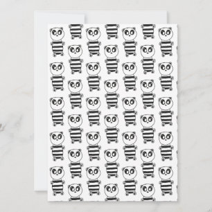 Invitación Panda Kids