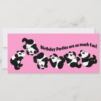 Invitación Panda Mania
