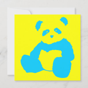Invitación panda plush