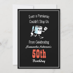Invitación Pandemia Cumpleaños Cualquier Edad Imagen Graciosa