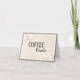 Invitación Paneles de comida y bebida de Baby Shower