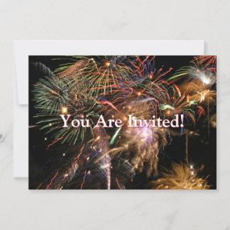 Invitación Pantalla de Fireworks