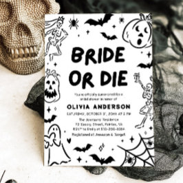 Invitación Pantalón de Halloween con esqueleto de la mano fan