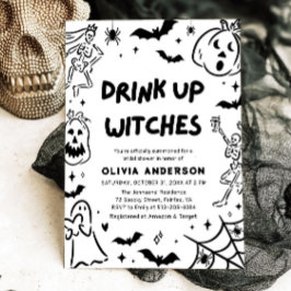 Invitación Pantalón de Halloween con esqueleto de la mano fan