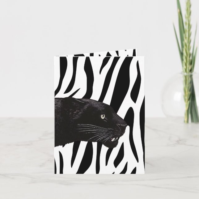 Invitación Pantera negra por Toshi Yoshida (Anverso)