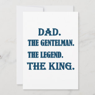 Invitación Papá el caballero La leyenda El día del padre del