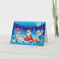 Papá Noel borracho navidad fea