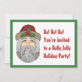 Invitación Papá Noel Navidad